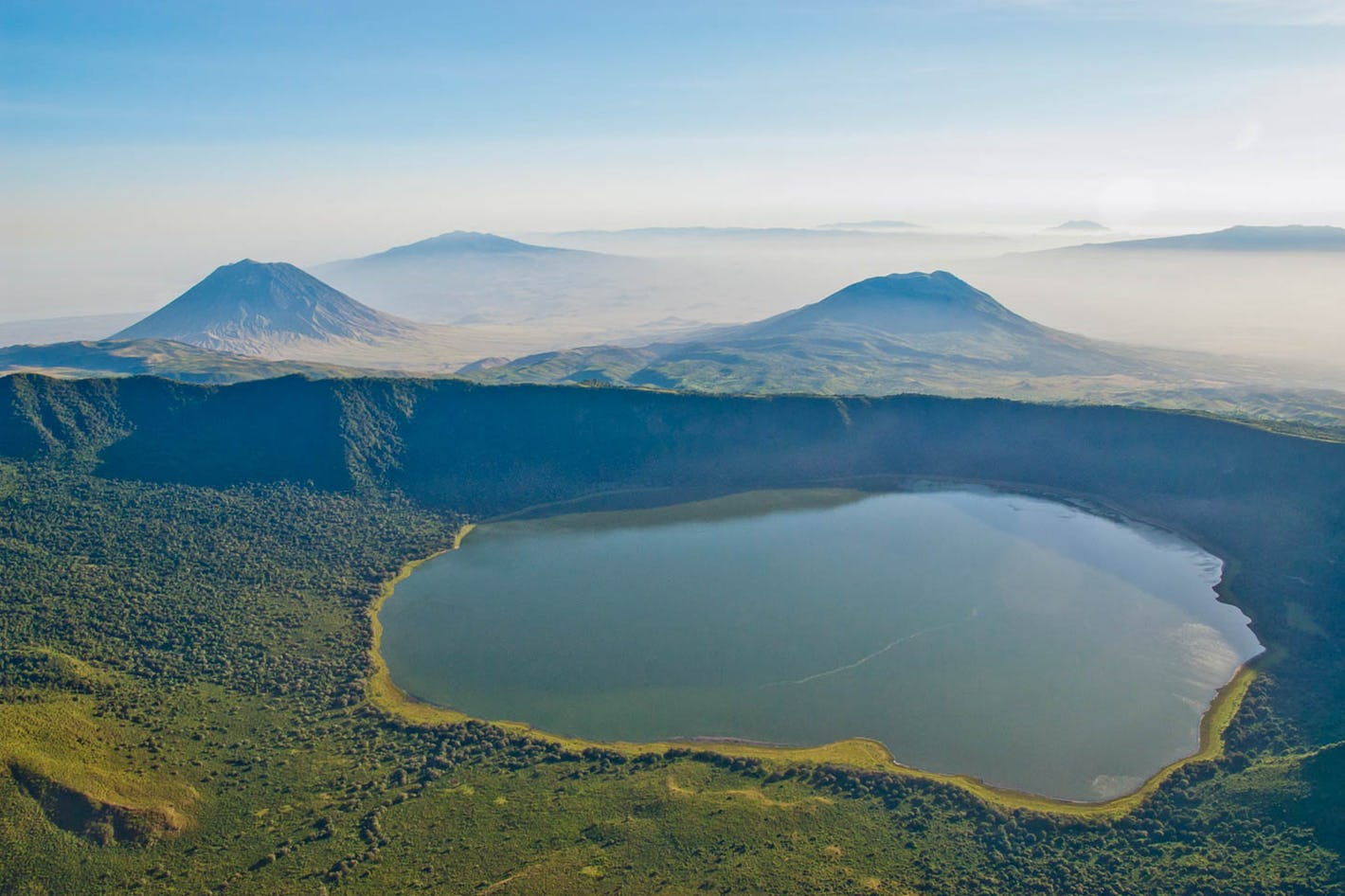 Ngorongoro crater park on a Tanzania Safari