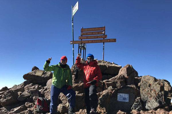 Mount Kenya & Mount Kilimanjaro Climbing  Combined 17 Days - climb mt Kilimanjaro and mt kenya in Kenya and Tanzania parks